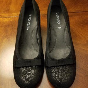 Aerosoles (NIB) Playhouse Black Lace Dress Shoes